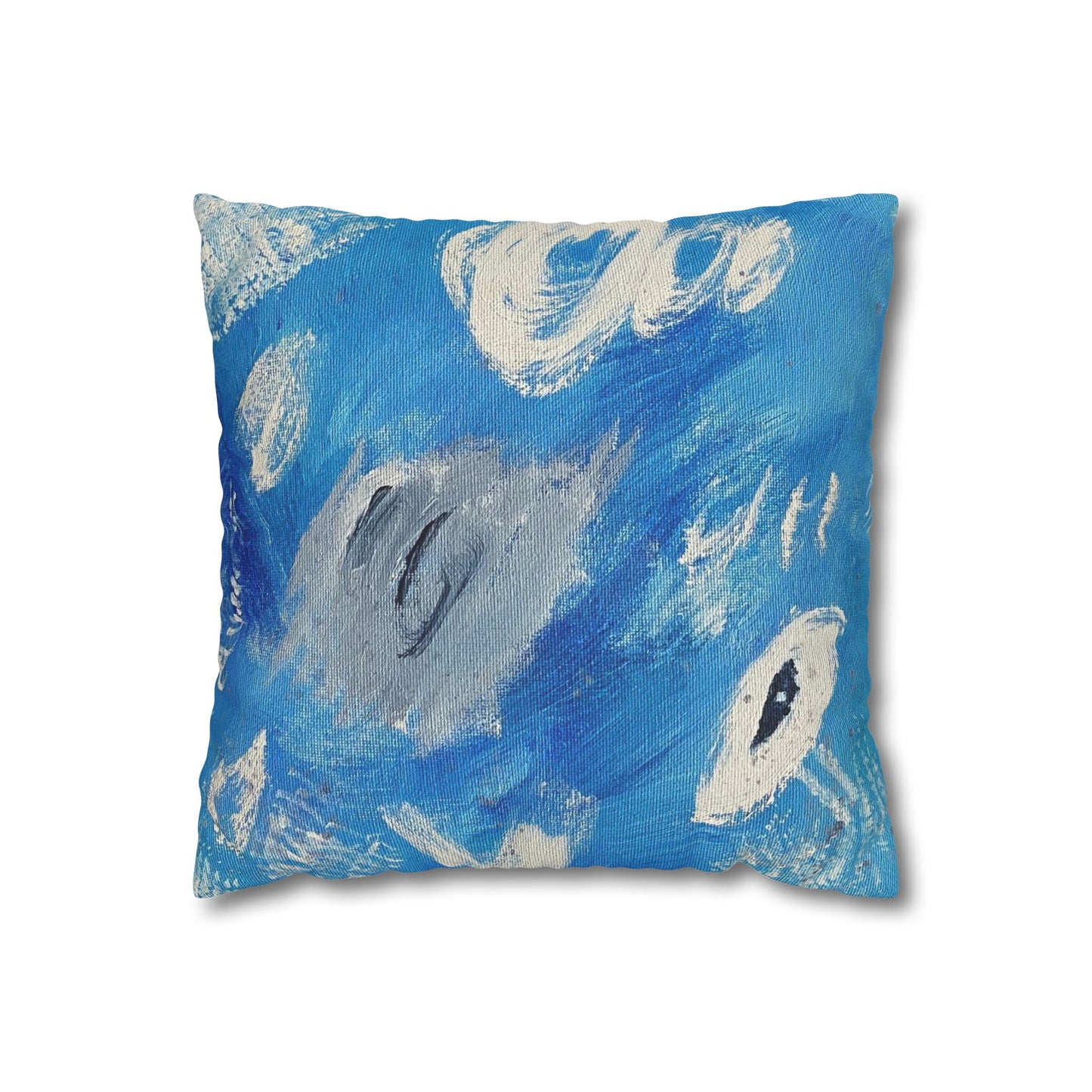 Flash Square Poly Canvas Pillowcase