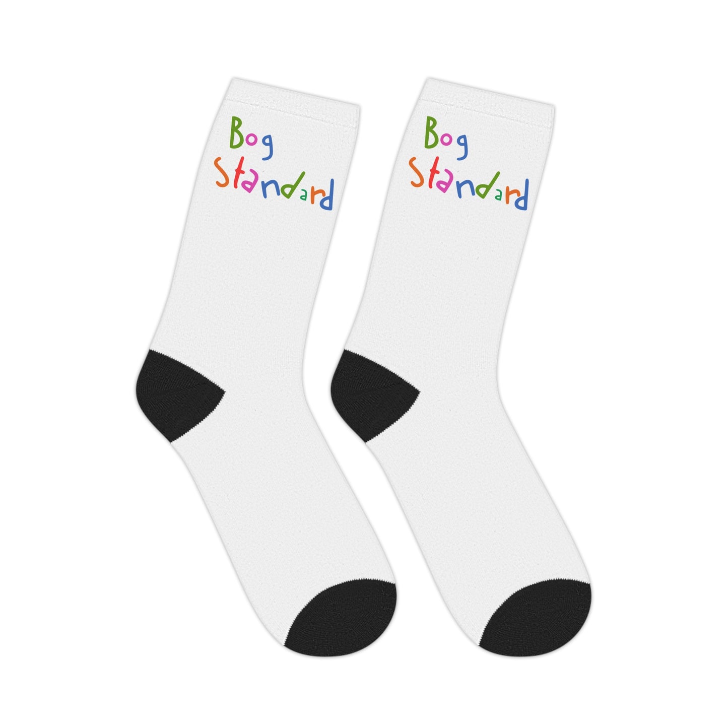 Bog Standard Mid-length Socks (White)