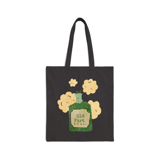 Old Fart (Jar) Cotton Canvas Tote Bag