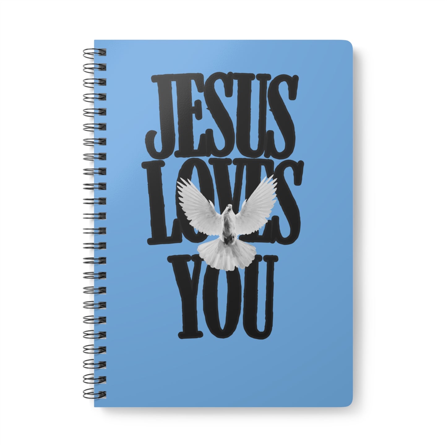 Jesus Loves You (1) Wirobound Softcover Notebook, A5