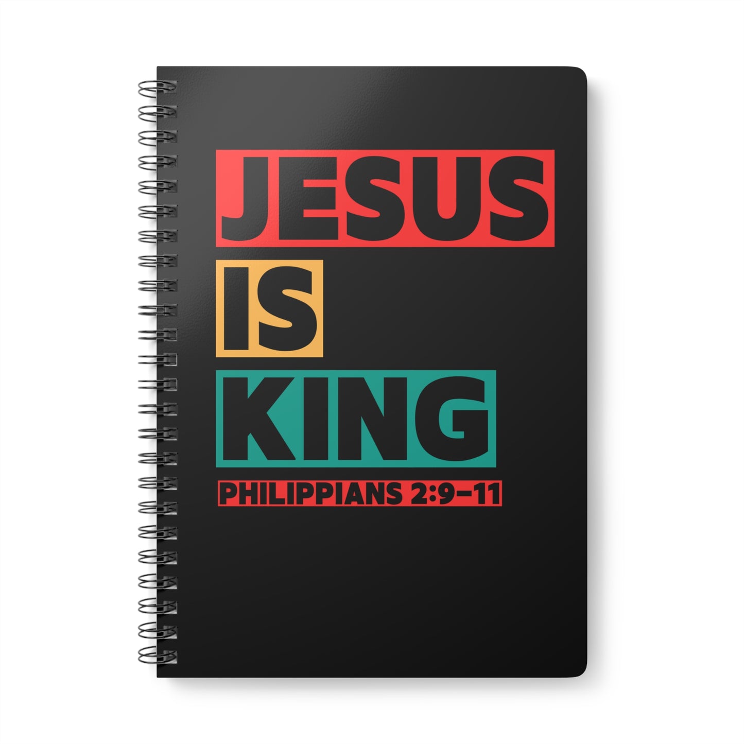 Jesus Is King Philippians (1) Wirobound Softcover Notebook, A5