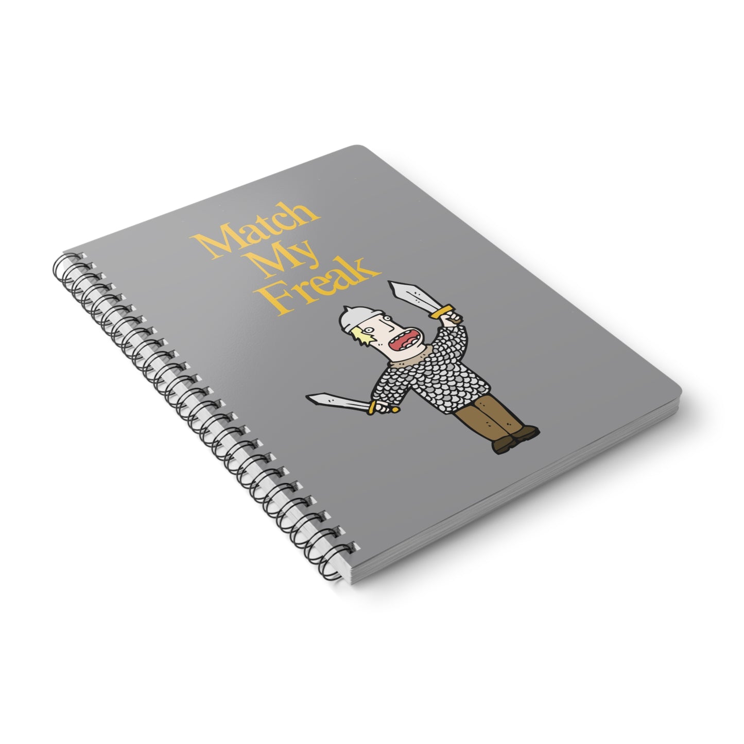 Match My Freak (1) Wirobound Softcover Notebook, A5