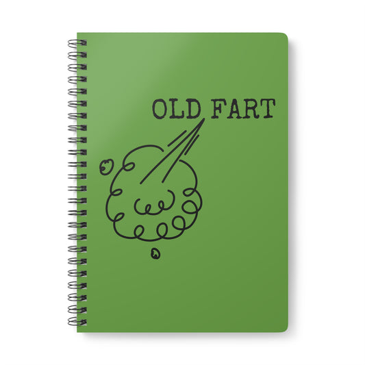 Old Fart (1) Wirobound Softcover Notebook, A5
