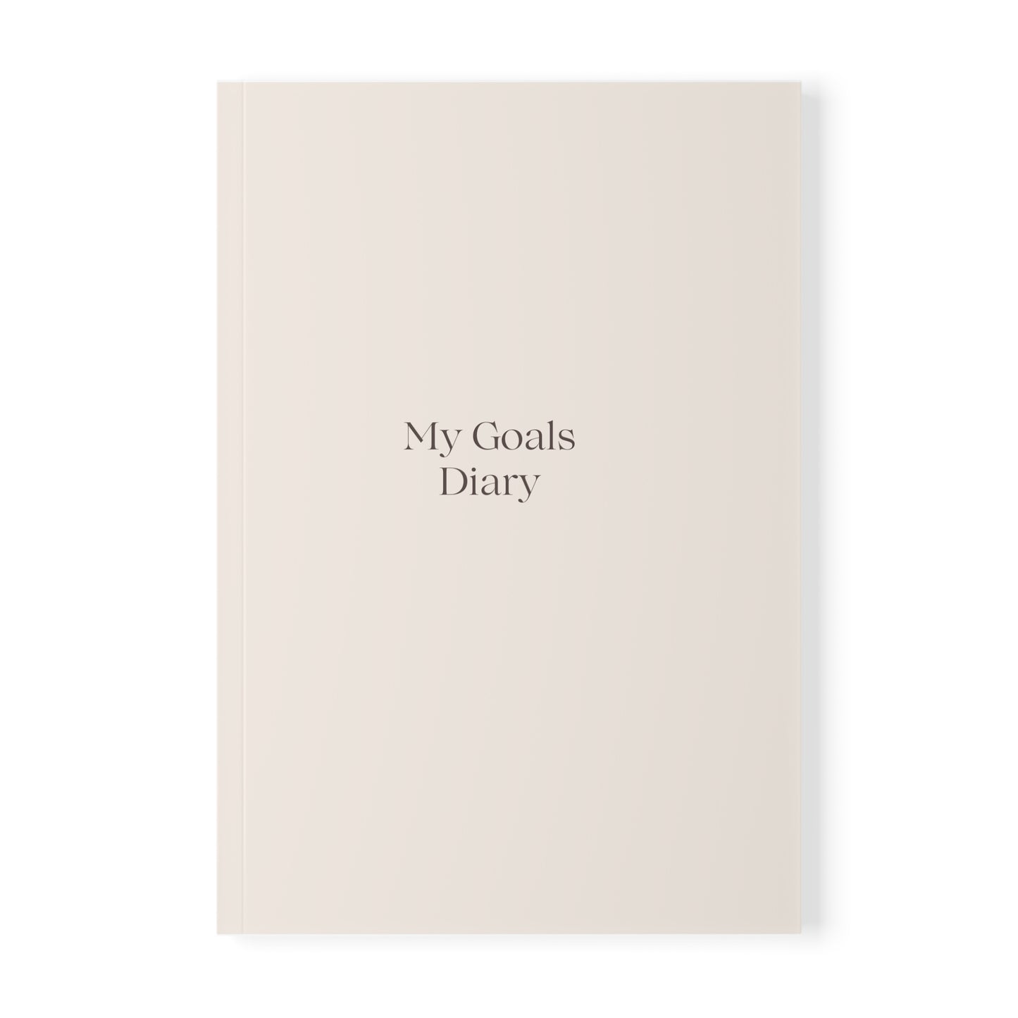 My Goals Diary, Softcover Notebook, A5