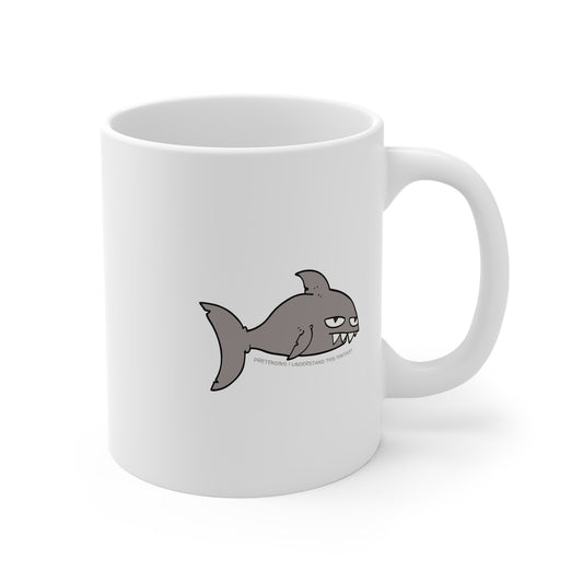 Pretending I Understand This Fantasy (Shark) 11oz White Mug