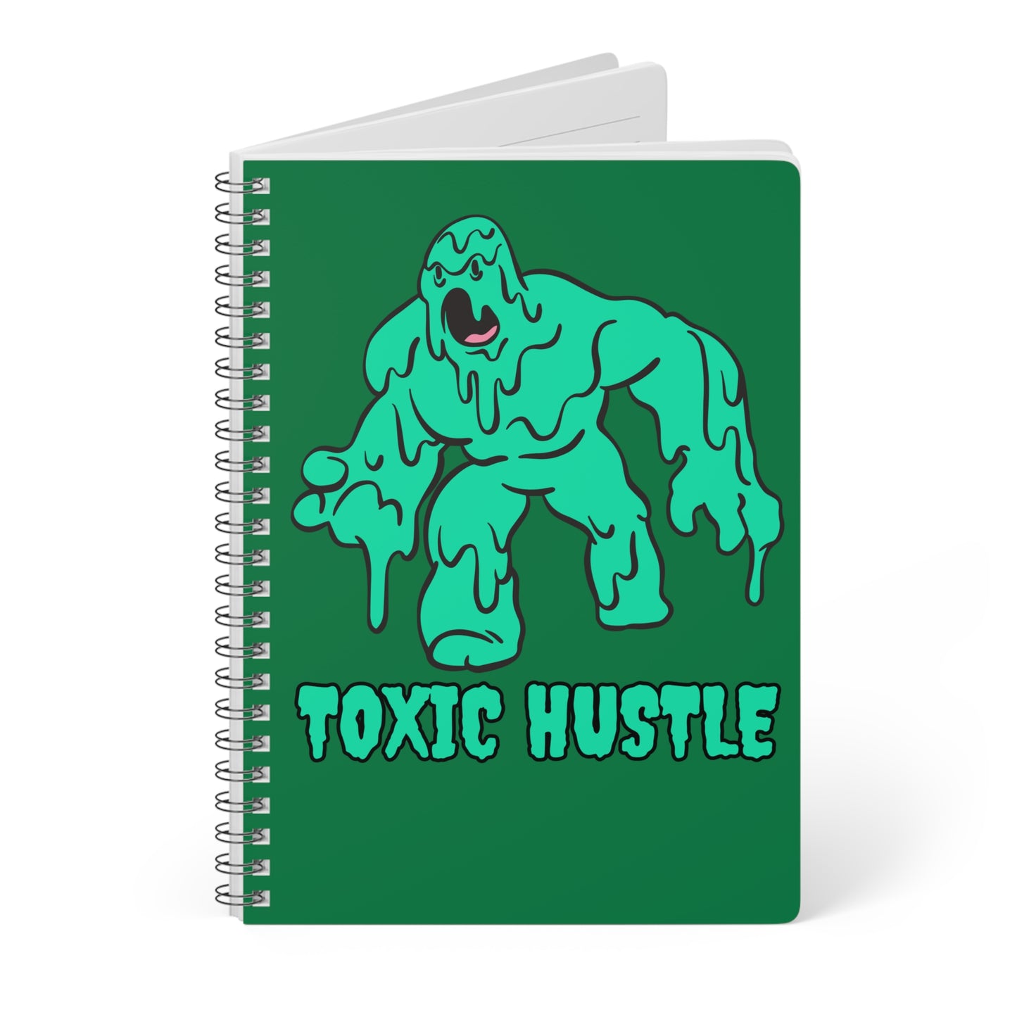 Toxic Hustle (2) Wirobound Softcover Notebook, A5