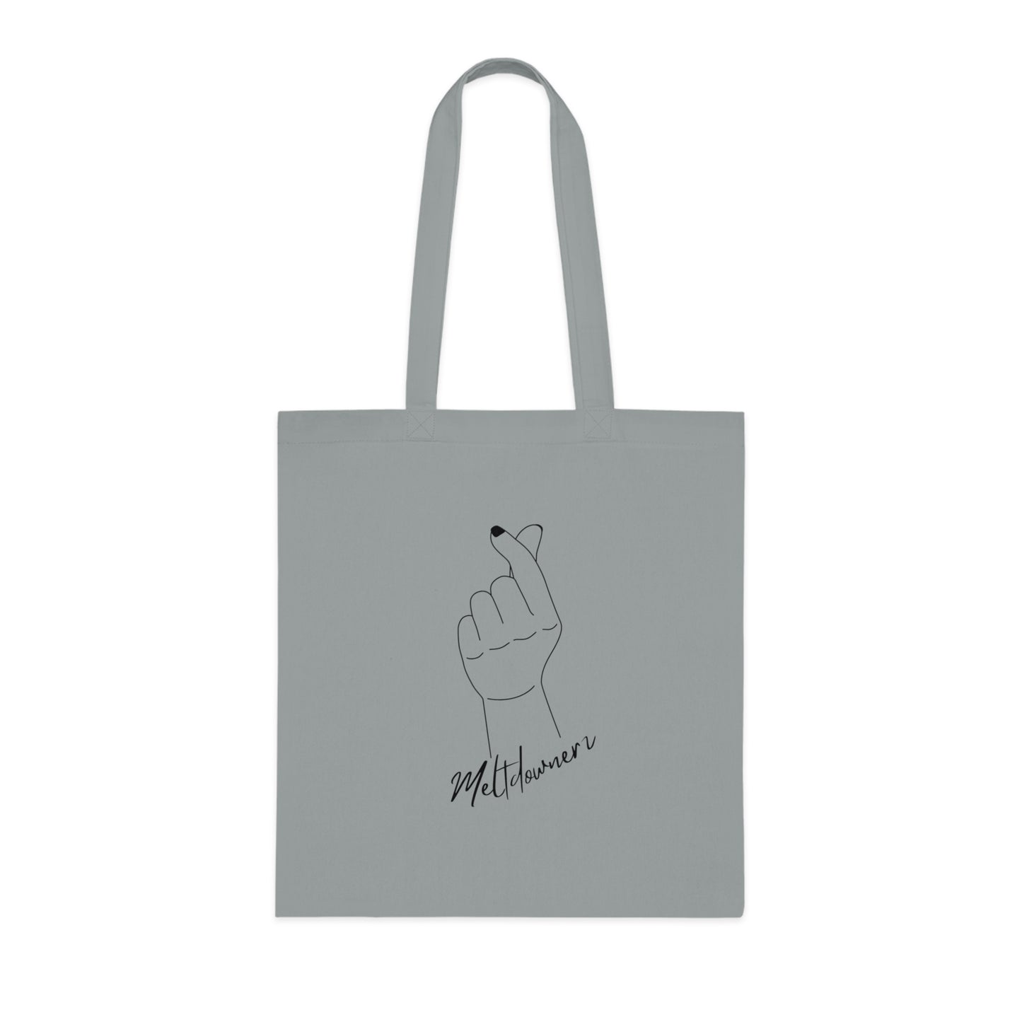 Meltdownerz Hand Heart Cotton Tote