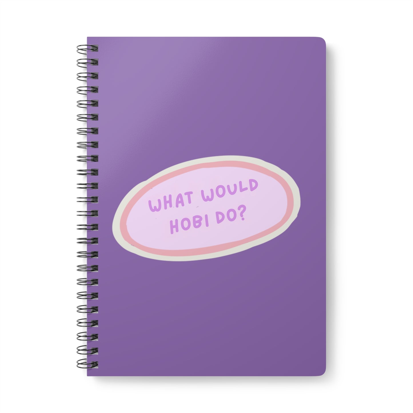 What Would Hobi Do? Wirobound Softcover Notebook, A5