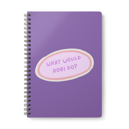 What Would Hobi Do? Wirobound Softcover Notebook, A5