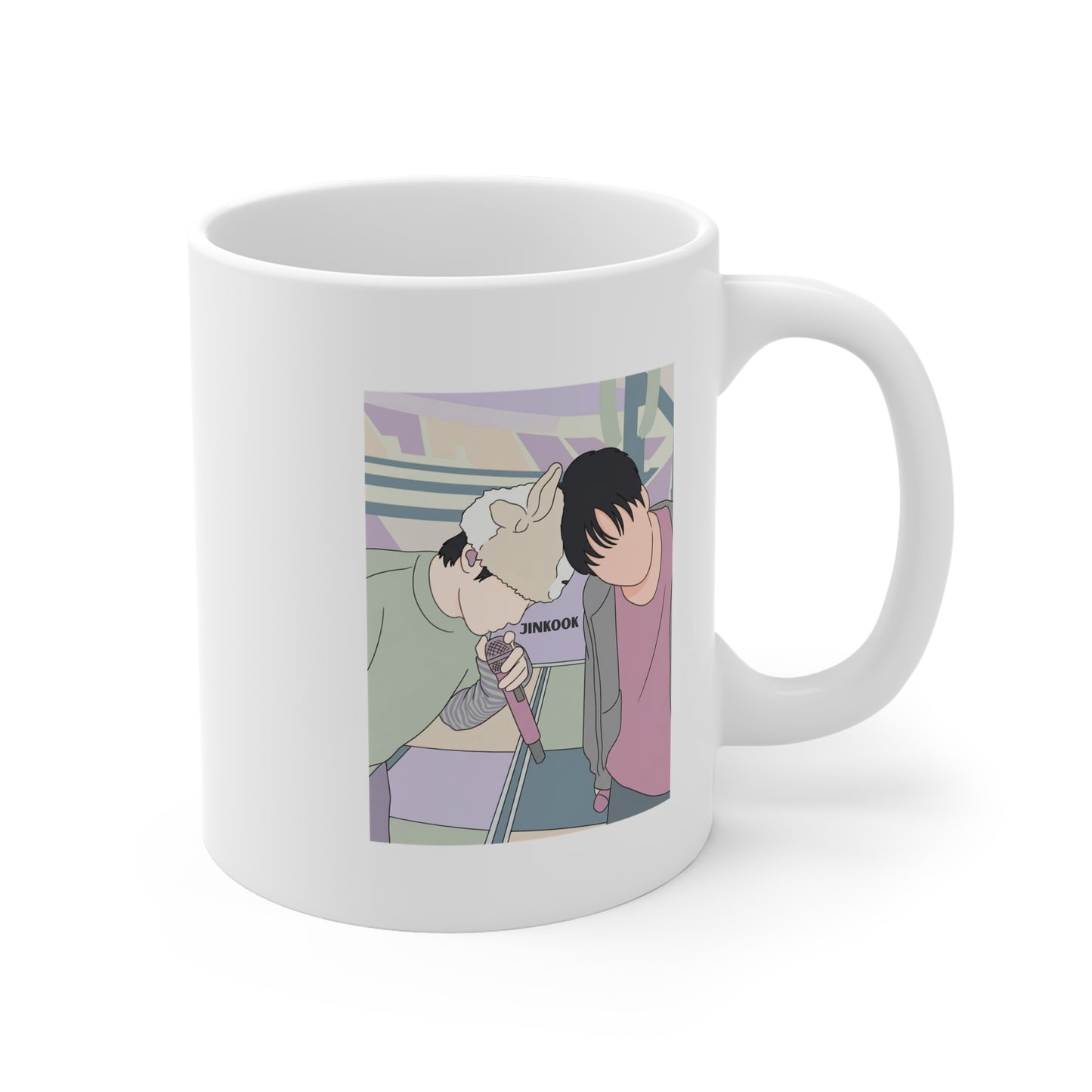 Jinkook (Jin & Jungkook) 11oz White Mug