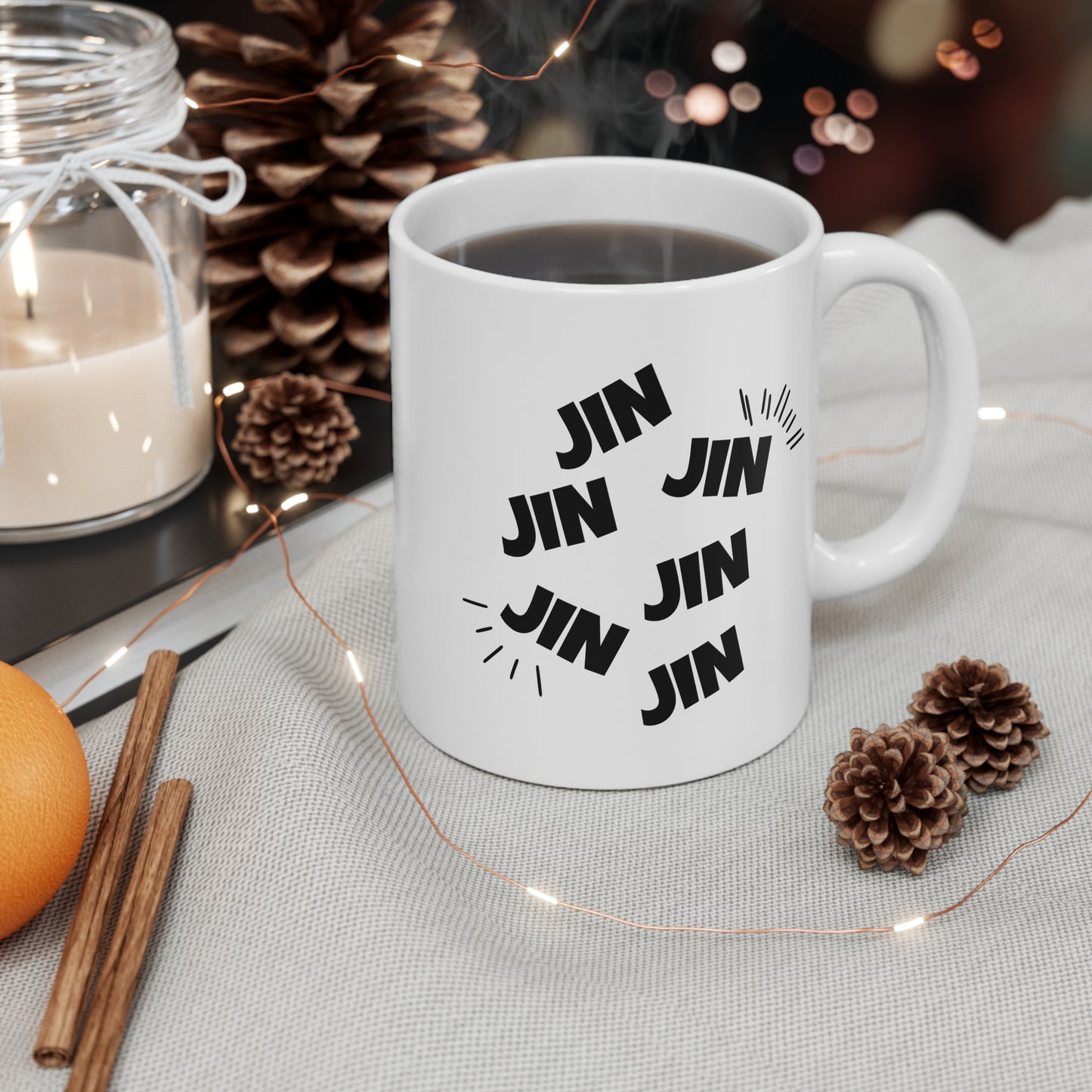Jin 11oz White Mug