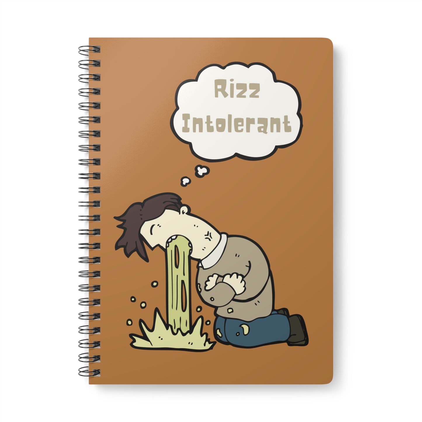 Rizz Intolerant (1) Wirobound Softcover Notebook, A5