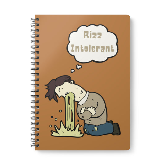 Rizz Intolerant (1) Wirobound Softcover Notebook, A5