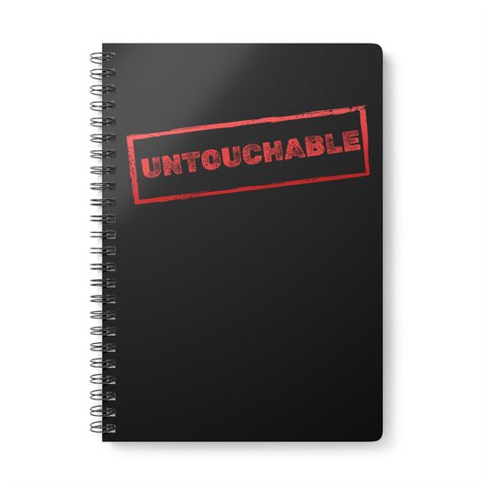 Untouchable Wirobound Softcover Notebook, A5