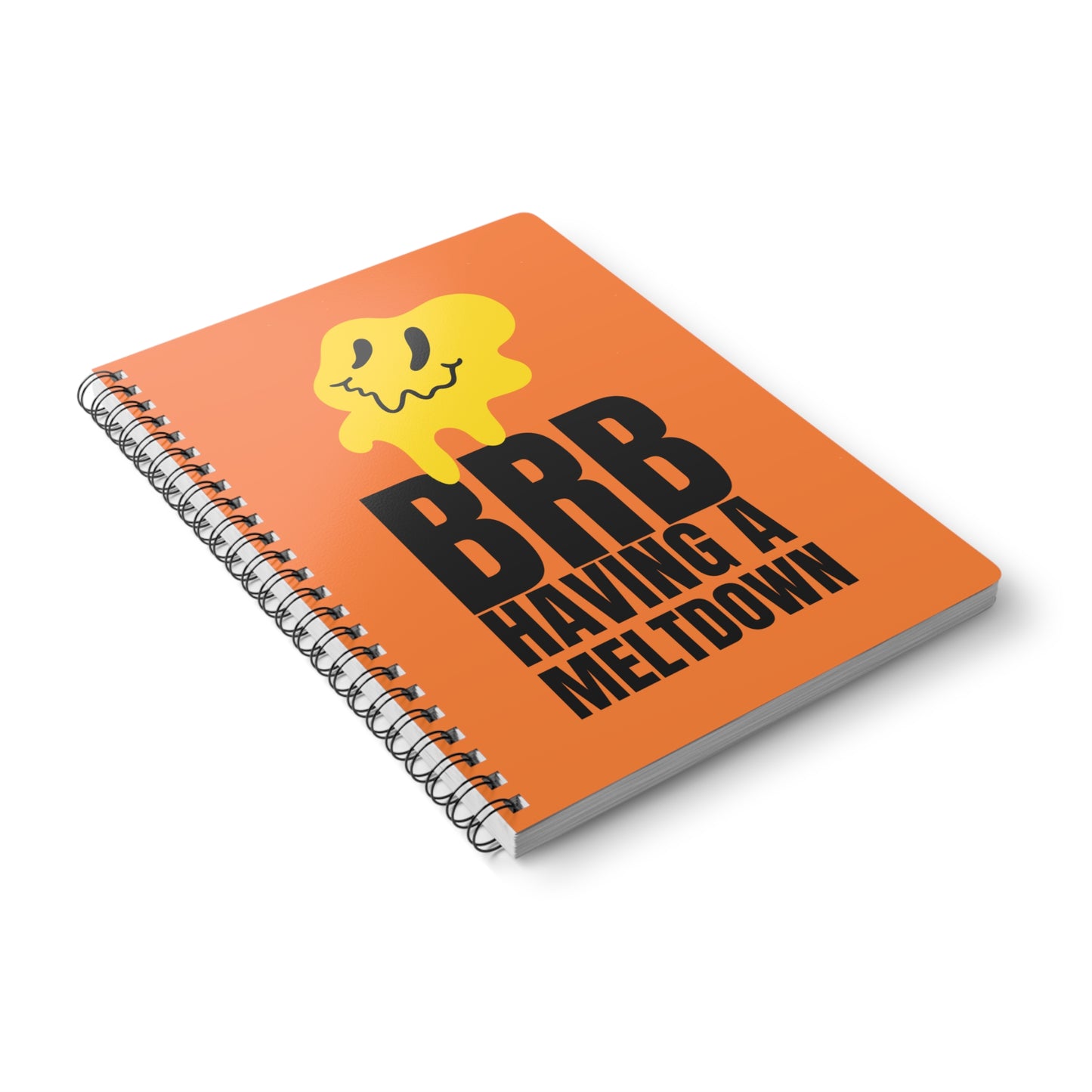 BRB Having A Meltdown Wirobound Softcover Notebook, A5