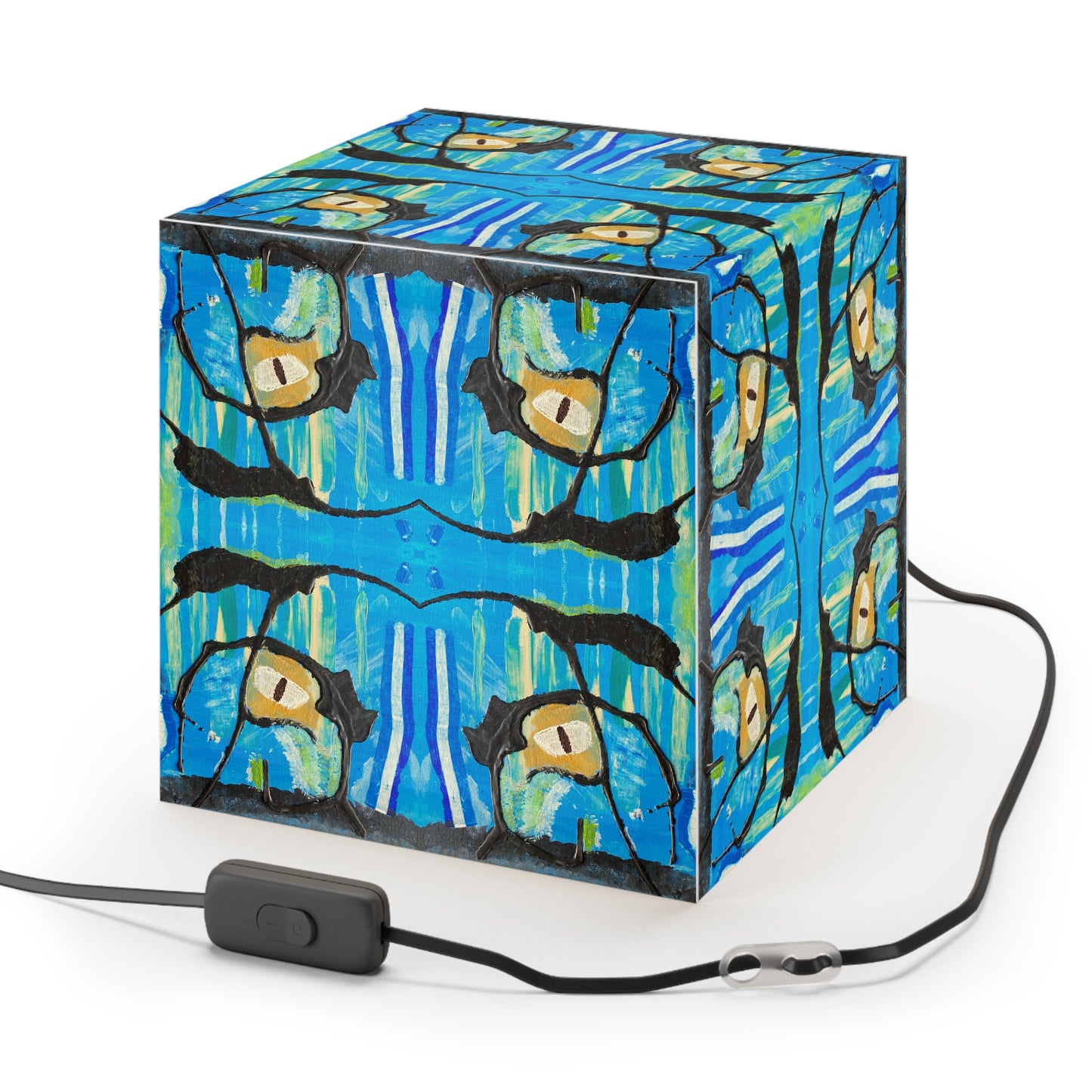 Ink Demo Dome Light Cube Lamp
