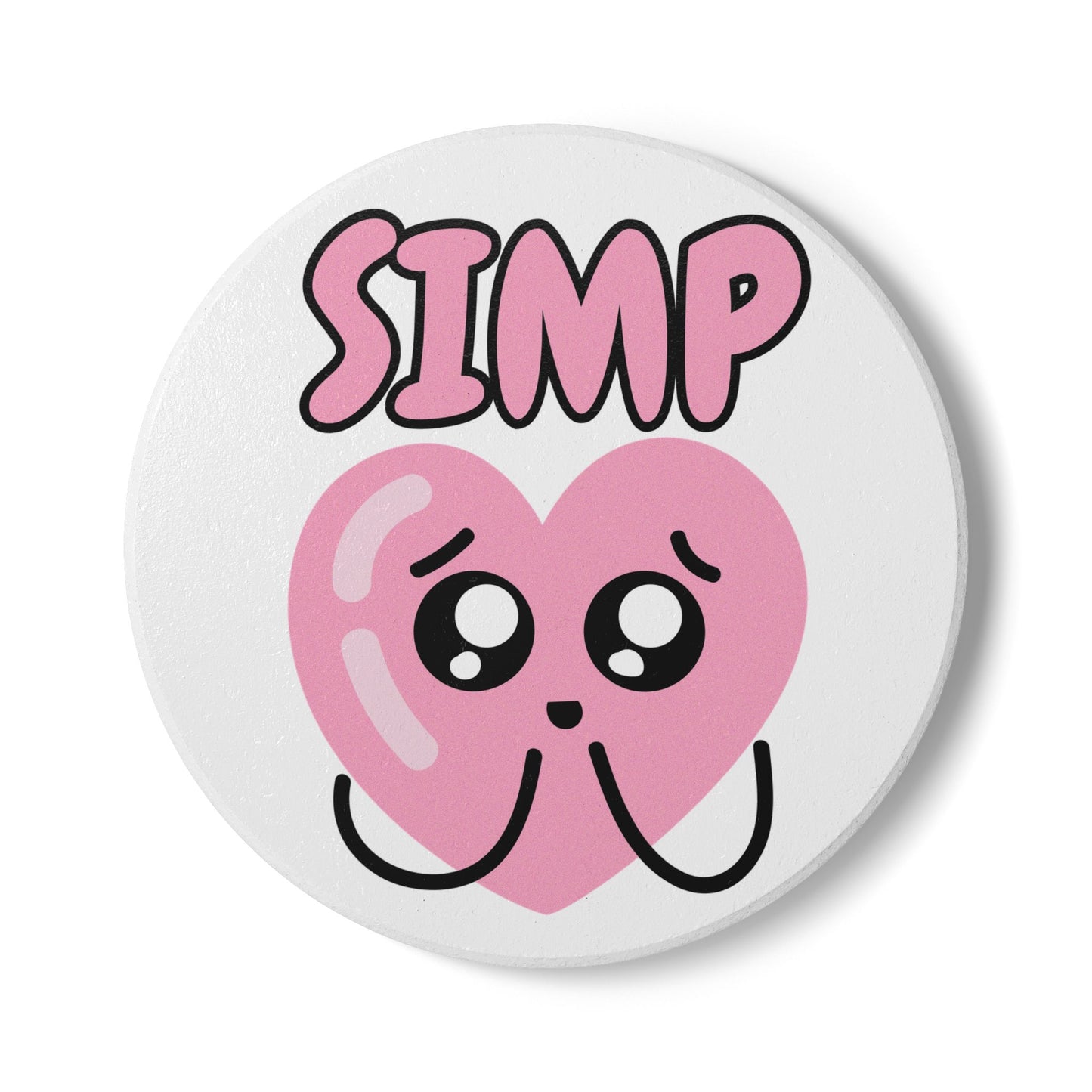Simp (1) Ceramic Coaster