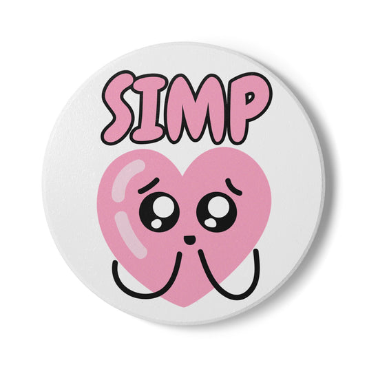Simp (1) Ceramic Coaster