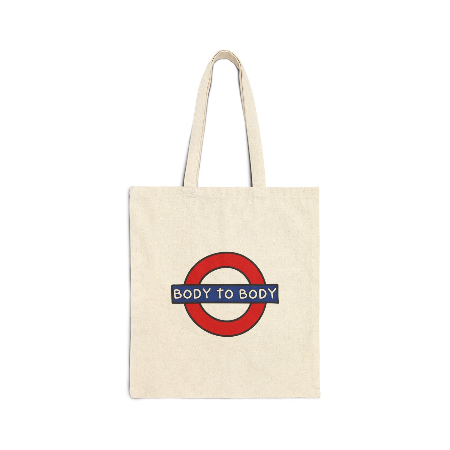 Body To Body (Underground) Cotton Canvas Tote Bag