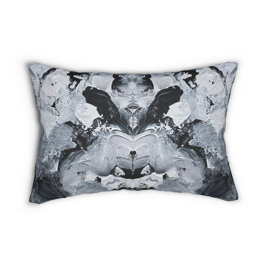 Onyx Moron Spun Polyester Lumbar Pillow