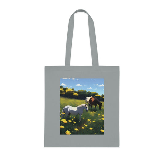 Horsing Cotton Tote