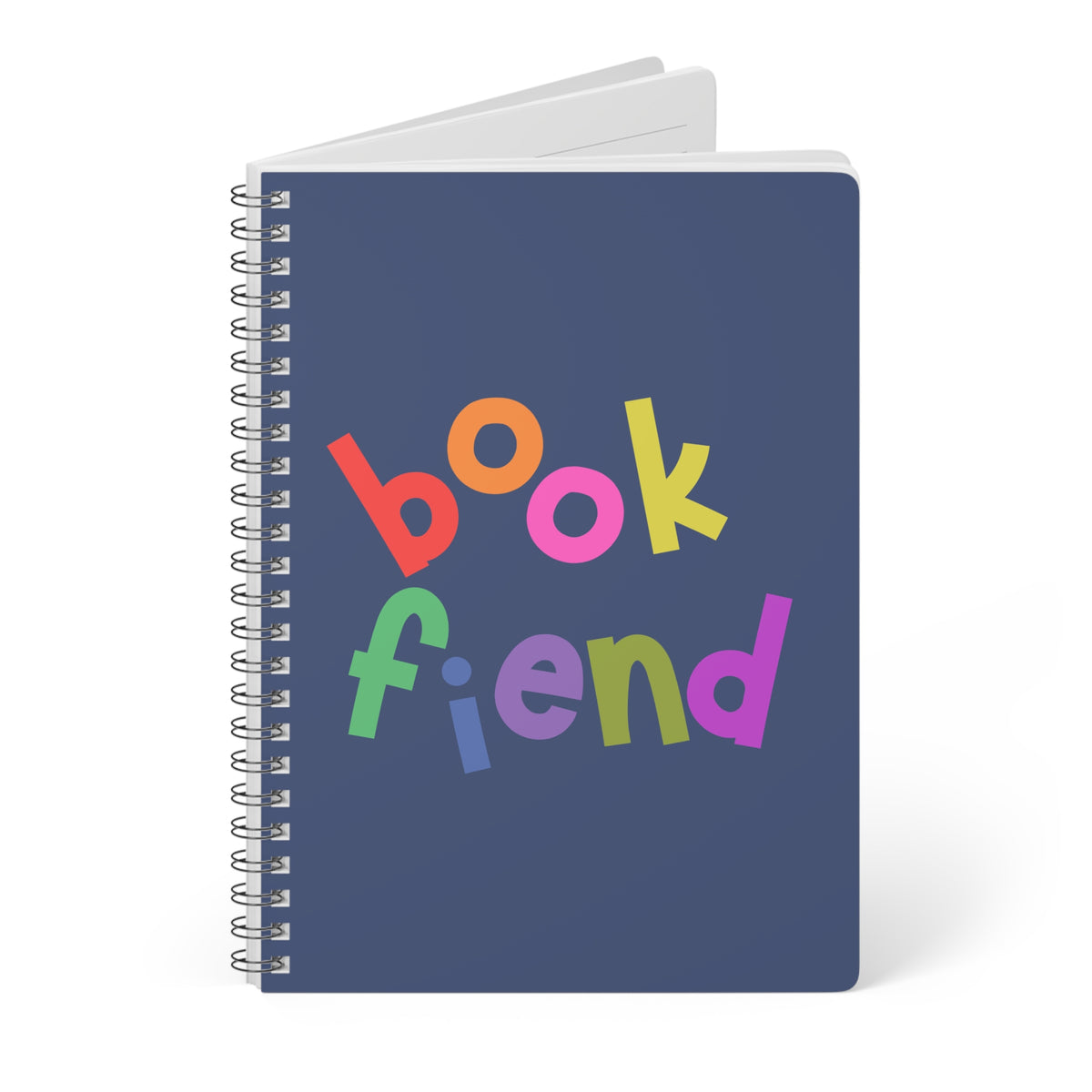 Book Fiend Wirobound Softcover Notebook, A5