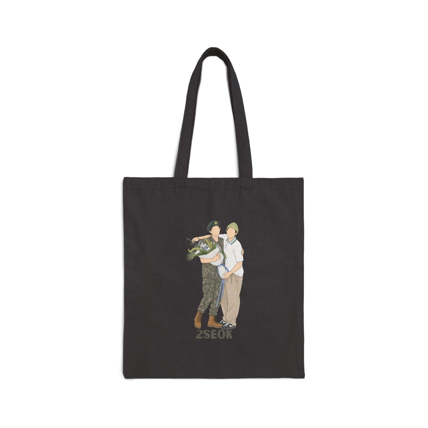 2Seok (J Hope & Jin) Cotton Canvas Tote Bag