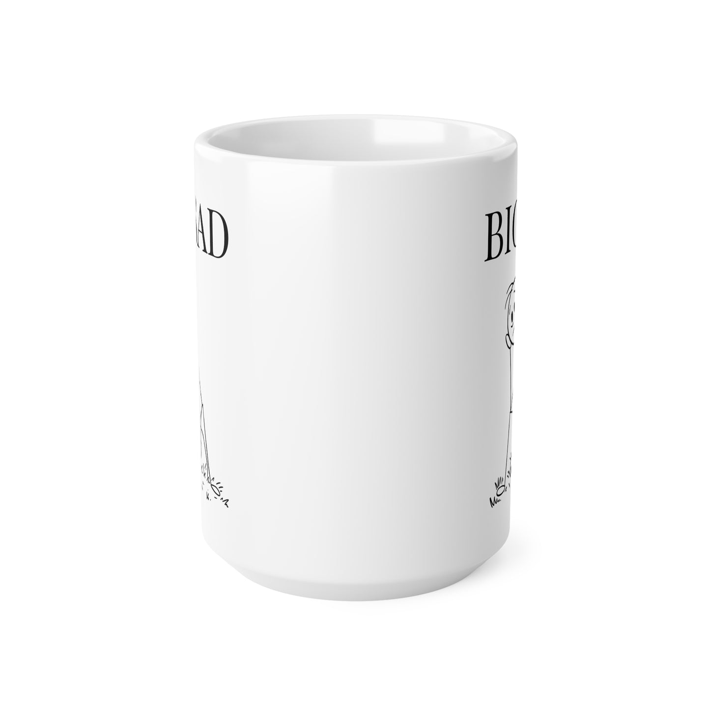 Big Sad Ceramic Coffee Cup, 15oz