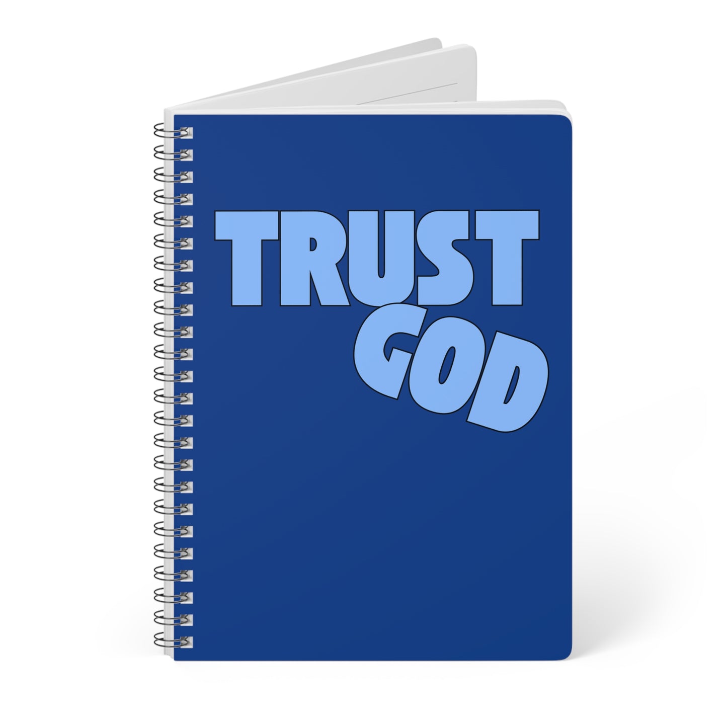 Trust God (1) Wirobound Softcover Notebook, A5