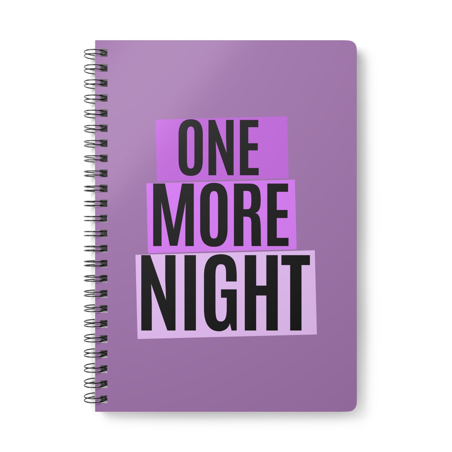 One More Night (1) Wirobound Softcover Notebook, A5