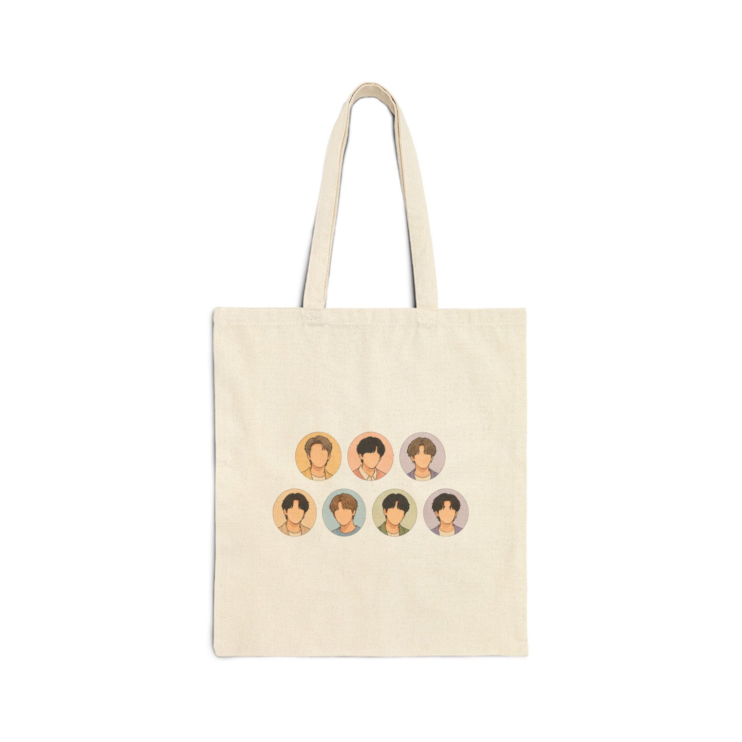 BTS All Members Cotton Canvas Tote Bag