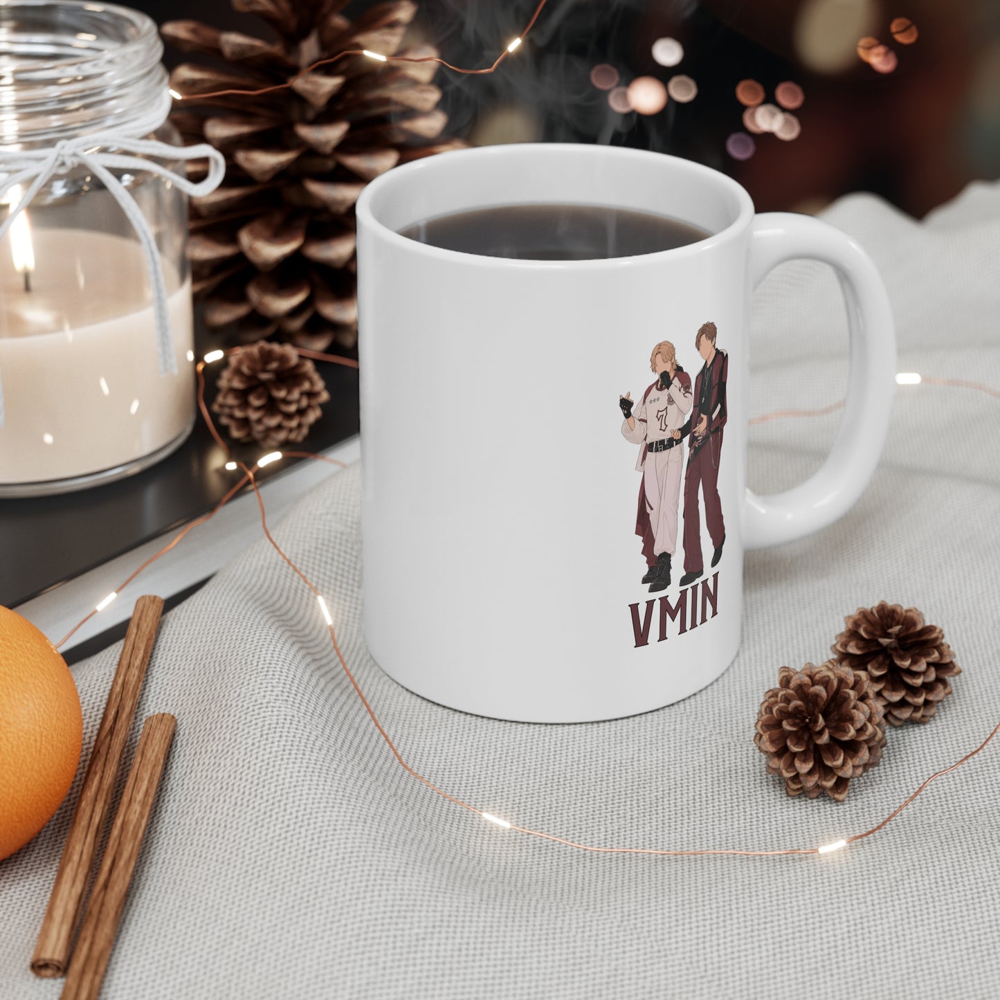 VMin (Taehyung & Jimin BTS World Cup) 11oz White Mug