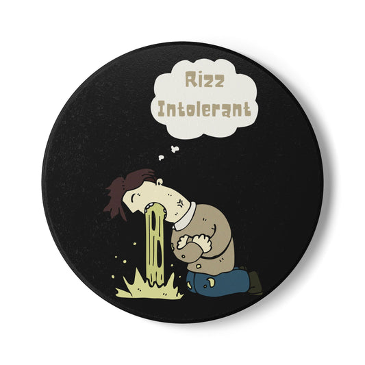 Rizz Intolerant (1) Ceramic Coaster