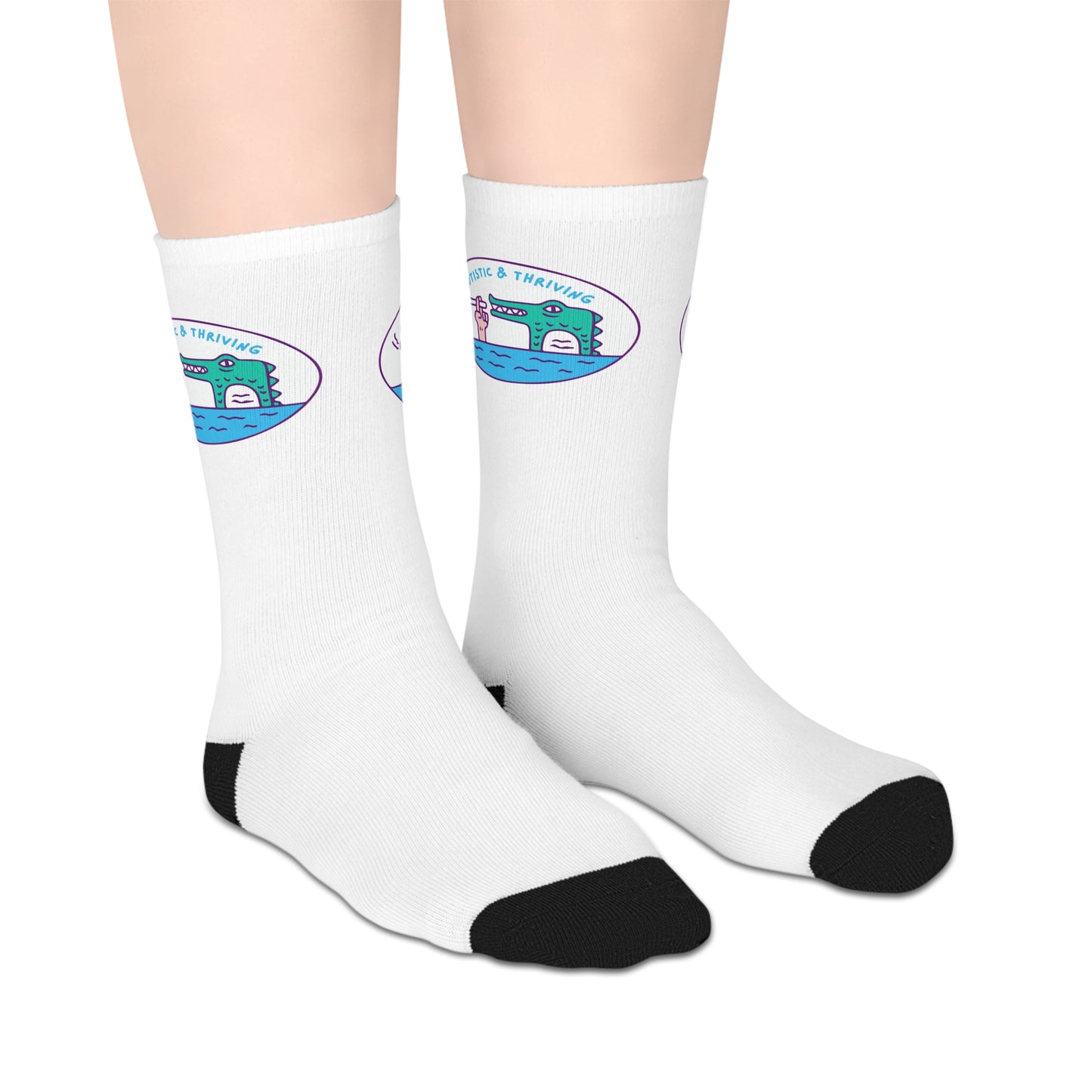 Autistic & Thriving Mid-length Socks