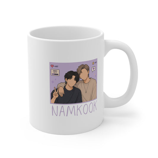 Namkook (Namjoon & Jungkook) 11oz White Mug
