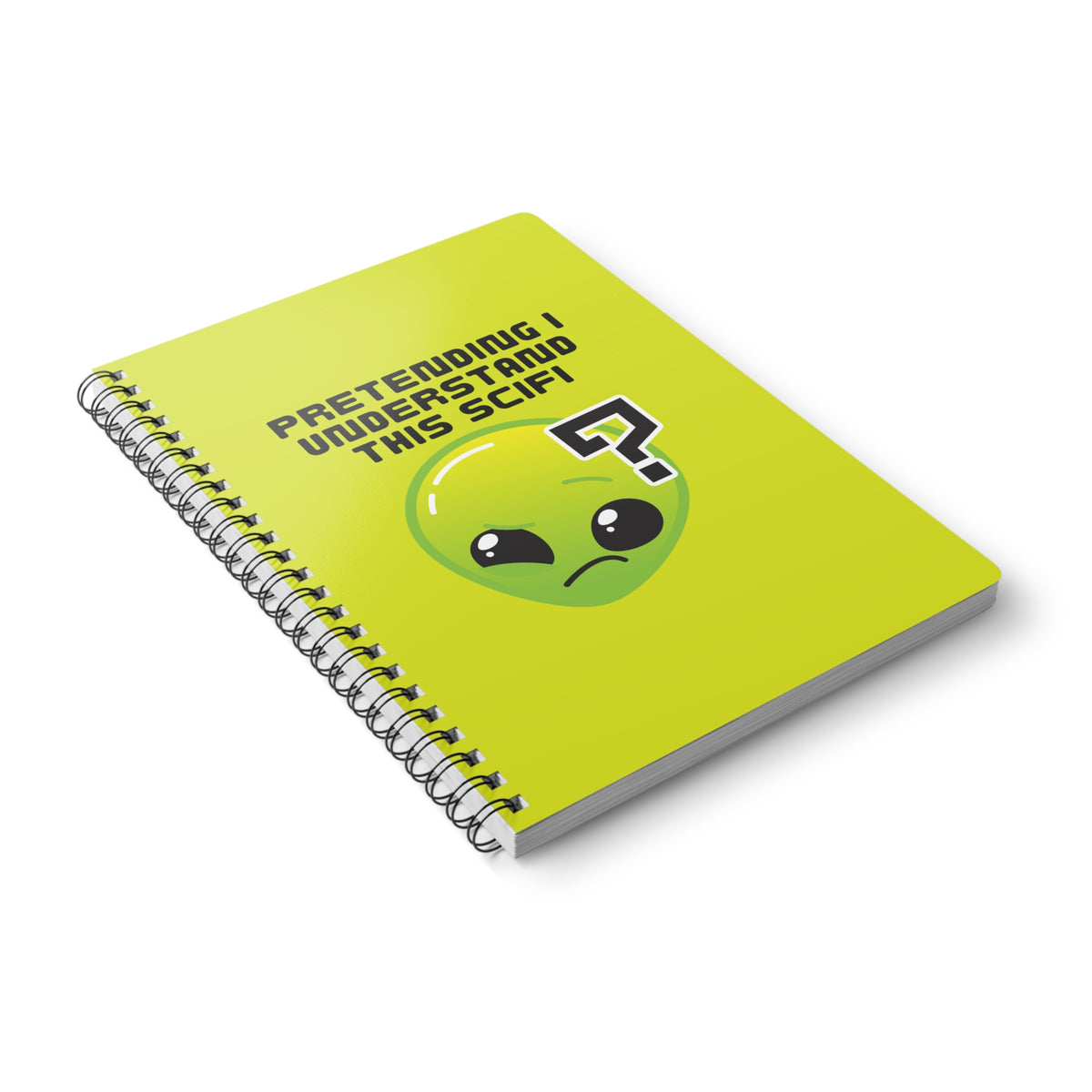 Pretending I Understand This Scifi Wirobound Softcover Notebook, A5