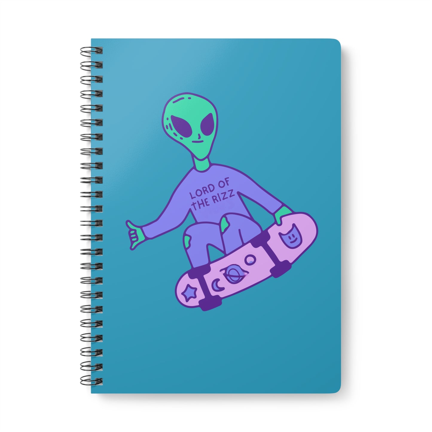 Lord Of The Rizz (2) Wirobound Softcover Notebook, A5