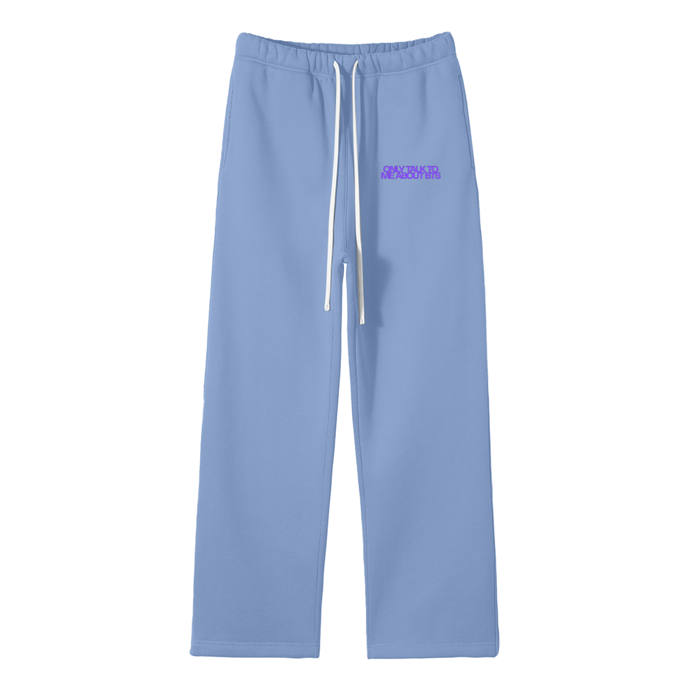 Only Talk To Me About BTS Streetwear Fleece Straight Leg Pants