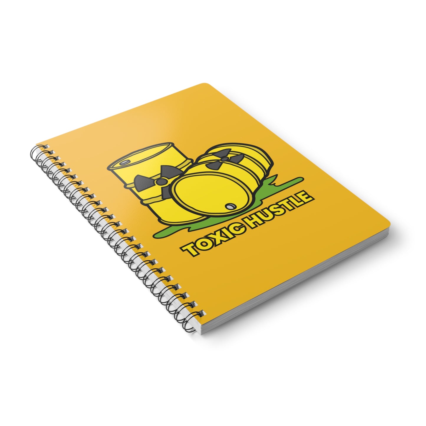 Toxic Hustle (1) Wirobound Softcover Notebook, A5