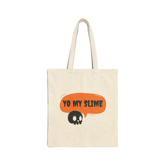 Yo My Slime Cotton Canvas Tote Bag