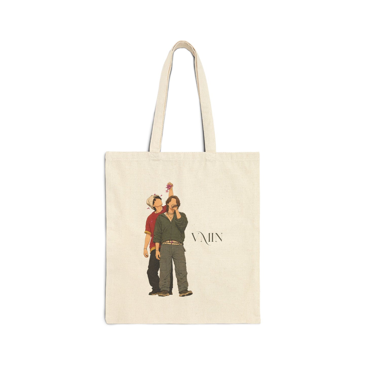 VMin (Taehyung & Jimin BTS Arirang Tour) Cotton Canvas Tote Bag