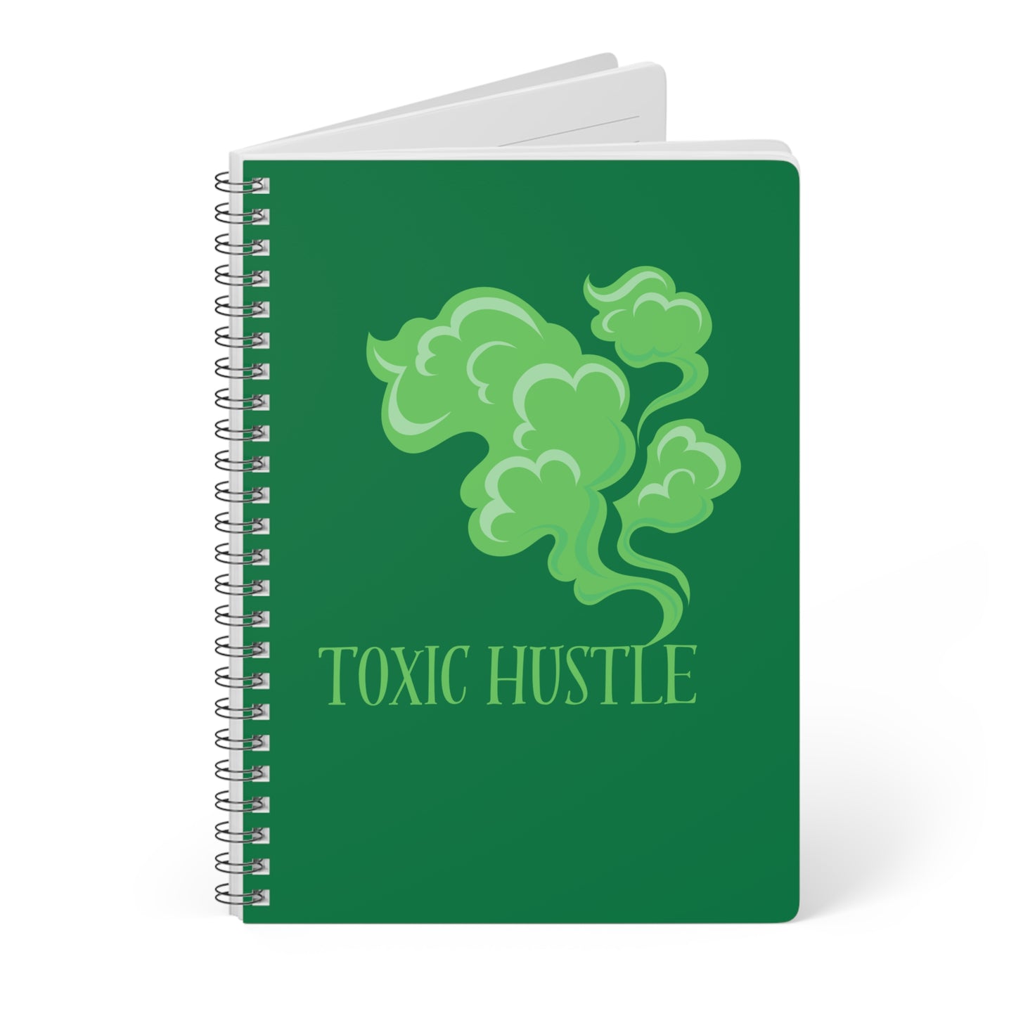 Toxic Hustle Wirobound Softcover Notebook, A5