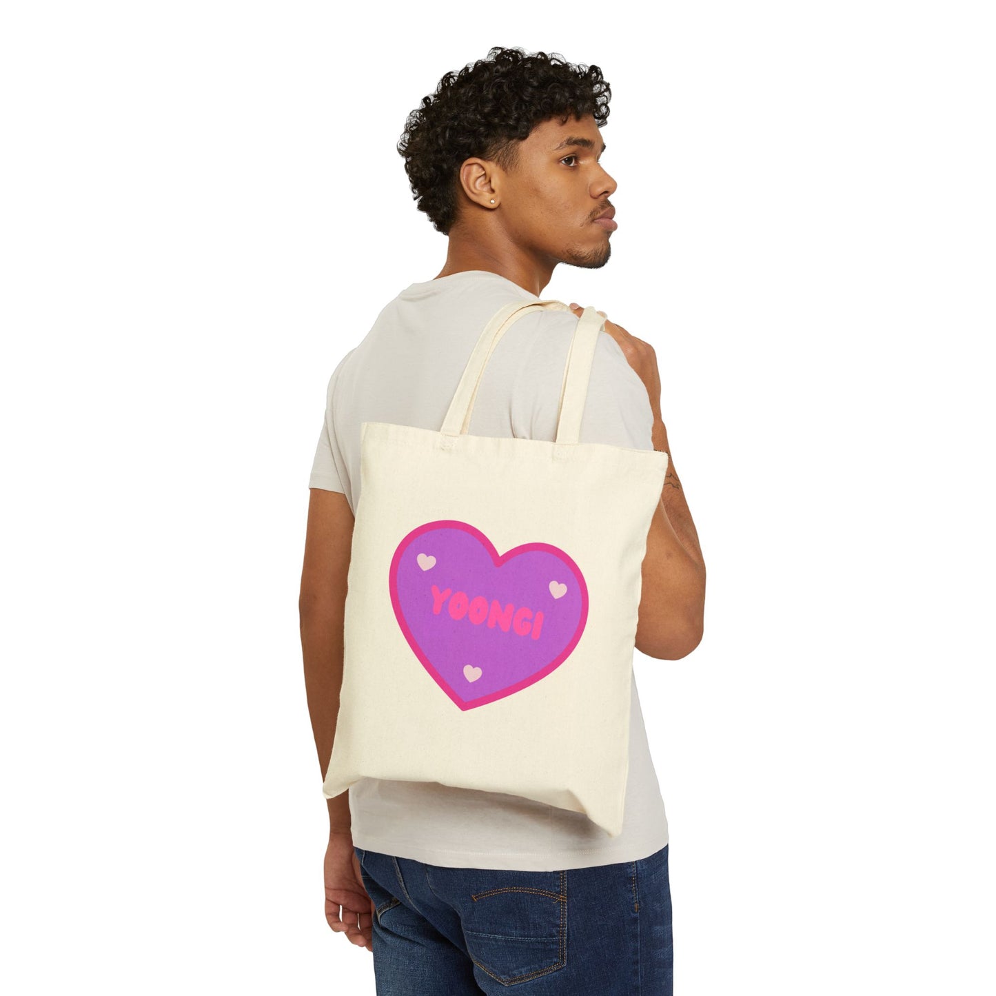 Yoongi Cotton Canvas Tote Bag