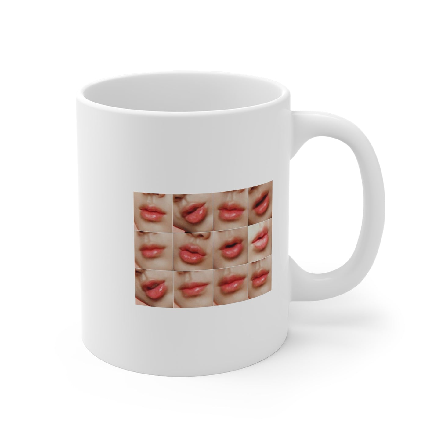 Jin's Lips 11oz White Mug