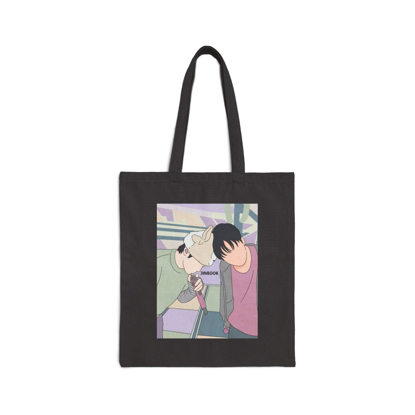 Jinkook (Jin & Jungkook) Cotton Canvas Tote Bag