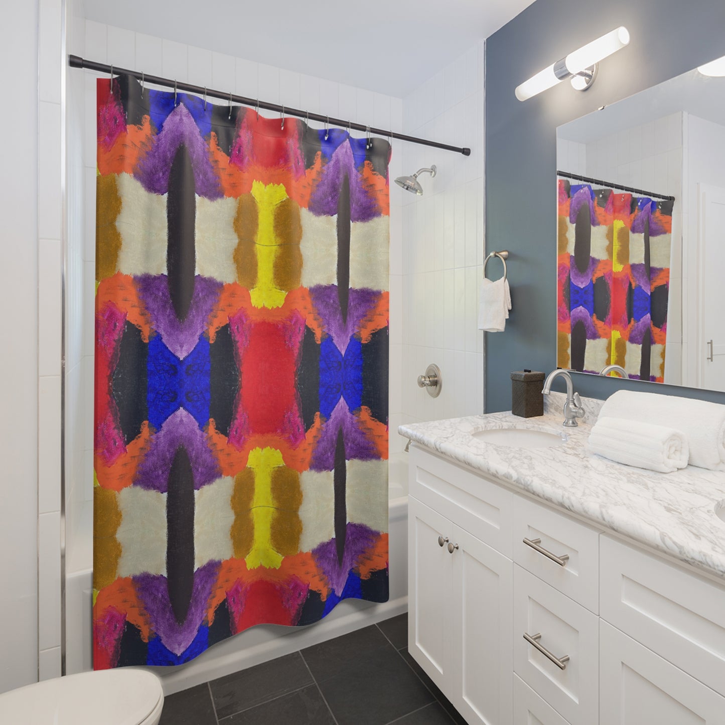 Thru A Rough Patch Shower Curtains