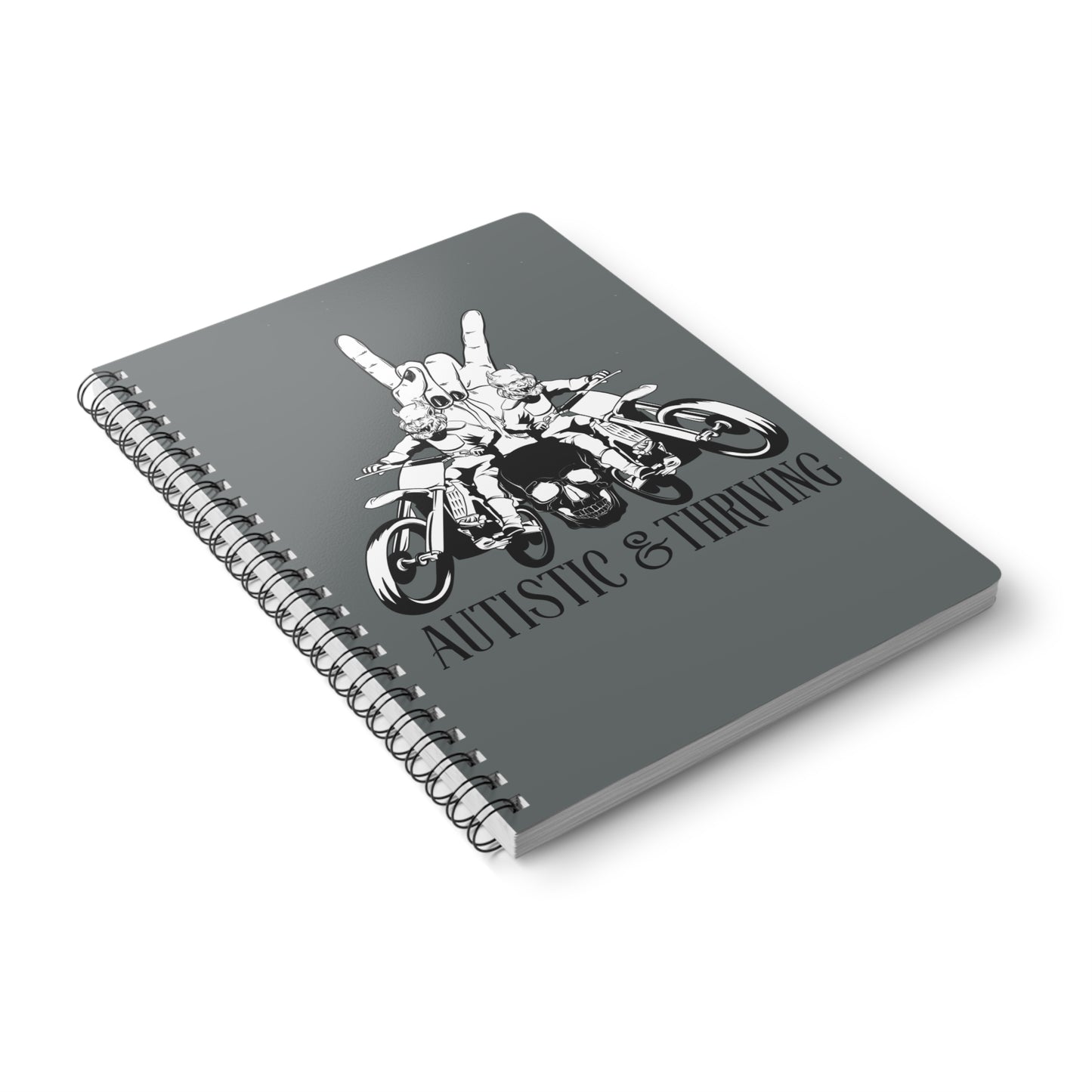 Autistic & Thriving Wirobound Softcover Notebook, A5