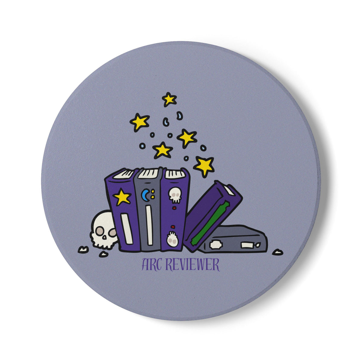Arc Reviewer (Skull) Ceramic Coaster