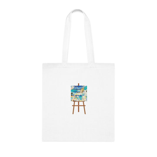 Portal Island (Easel) Cotton Tote