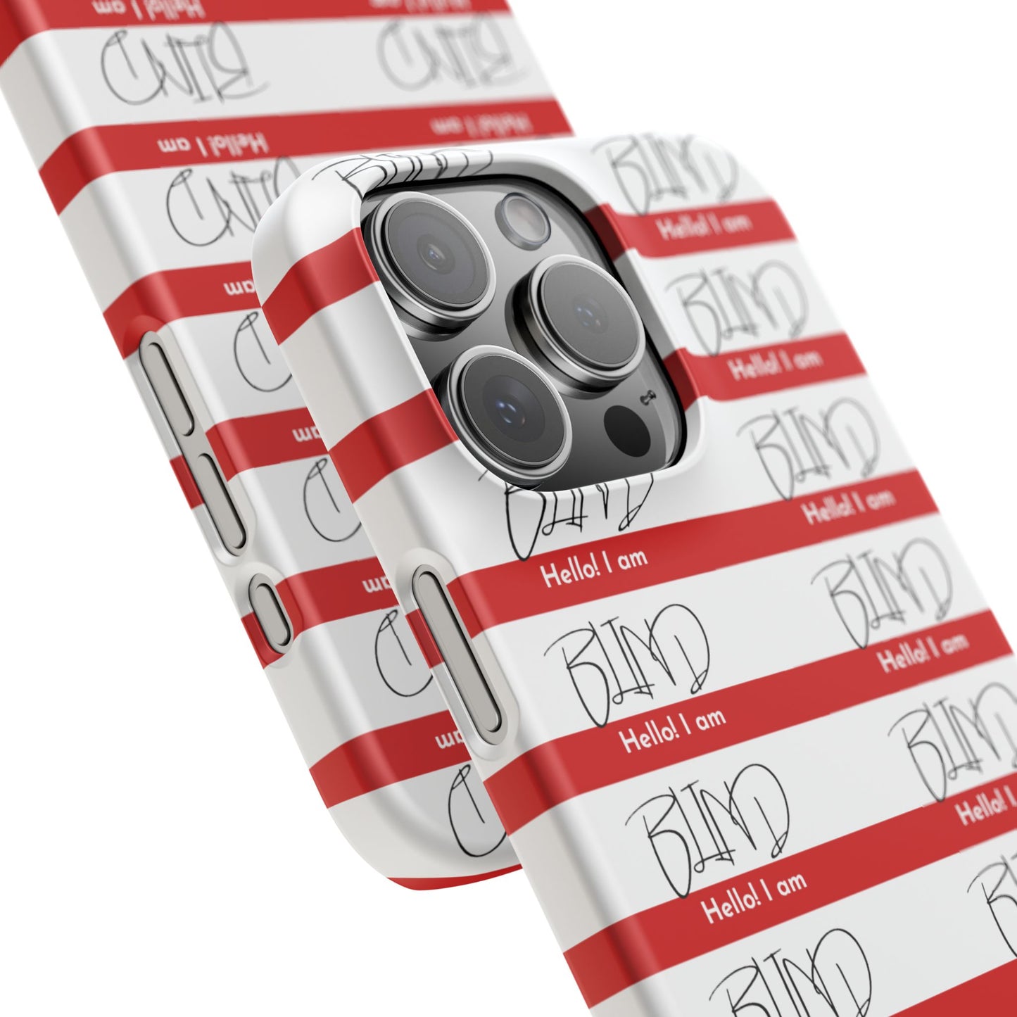 Hello I am Blind Snap Cases